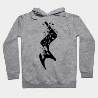 Saxophone -Quarter Rest Hoodie